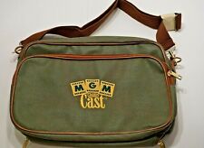 MGM Grand Cast Casino Satchel Green Sueded Carry On Weekender Travel Bag Tote picture