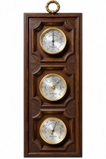 Vintage Springfield Weather Station Barometer Thermometer Hygrometer Wall USA picture
