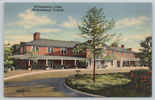 Williamsburg Virginia Williamsburg Lodge Motel Linen Postcard picture