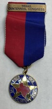 1889-1989 The Salvation Army Texas Centennial Congress Ribbon With Medal 100 Yrs picture