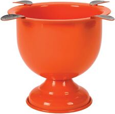 Stinky Cigar Ashtray, Tall Deep Bowl Design, 4 Stirrups, Competition Orange picture