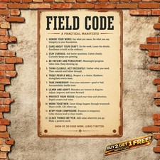 Soldier's Creed Military Pride Iron Metal Wall Art Sign 8x12 picture