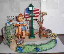 GOEBEL HUMMEL FIGURINE 2279 LOOK AT ME  GIRL ON TRIKE + IN THE PARK SCAPE SET picture