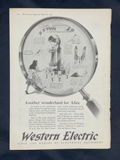 Magazine Ad - 1925 - Western Electric Telephones - (#2) picture