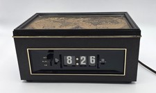 VTG 1976 Lava Time Jewel Case Flip Alarm Clock Hidden Storage Works w/Papers picture