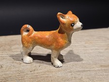Vintage Antique Style Miniature Cast Iron Chihuahua Dog Figurine Dog picture