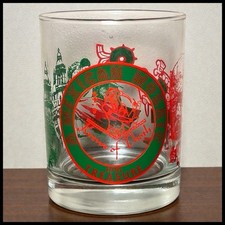 Vintage 1981 Krewe of Thoth Mexican Mosaic Lowball Glass New Orleans Mardi Gras picture