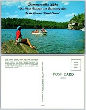 Summersville Lake West Virginia Boat Postcard picture