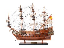San Felipe Small Ship Model Handmade Wooden Ship Fully Assembled picture