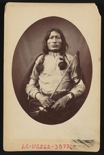 Fort Randall Dakota Territory One Bull 1880s Sioux Prisoner Portrait picture