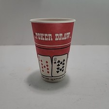 Vintage Sweetheart Poker Draw Hot Drink Vending Cups New Old Stock ( 150 Cups ) picture