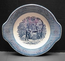 Royal China Currier & Ives Gravy Tab Handle Underplate Only picture