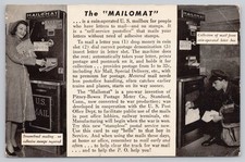 1944 Pitney-Bowes 'Mailomat' Instructional Postcard, New York picture