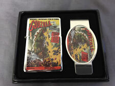Godzilla D255 Oil Lighter and Money Clip Gift Set  picture