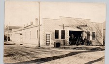 STAHL AUTO GARAGE wilmington il c1910 postcard illinois real photo rppc car shop picture