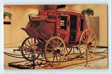 Old West Transportation Stagecoach Yellowstone National Park Use Postcard E7 picture