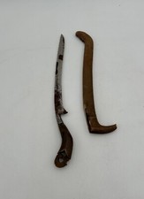 Antique Indonesian Sumatran Rencong Islamic Dagger Knife - 19th Century 14” picture