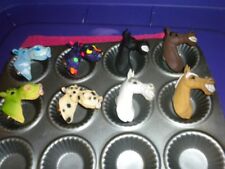 (24) CUTE FUNNY LOOKING COW & HORSE MAGNETS CLOSEOUT-WHOLESALE LOT picture