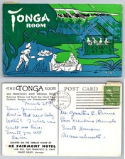 The Tonga Room Fairmont Hotel San Francisco Chinese South Sea Dining Postcard picture