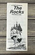 Vintage Le Parc Provincial The Rocks Provincial Park Brochure Pamphlet picture