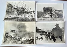 Four Original WWII Press Photographs 5 X 7 B&W Photos  picture