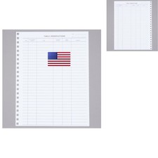 Menu Solutions R020 Reservation Book Replacement Sheets - 50/Pack 2668308 picture