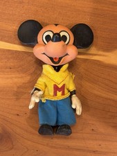 Vintage 1967 Mattel Mickey Mouse Skediddle Skediddler Doll Figure W/ Clothes picture