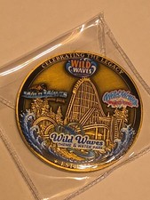 RARE Wild Waves Water Park 2026 Collector Series Coin #036/300 Final Season picture