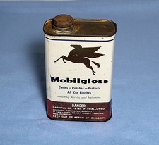 Vintage Mobilgloss Tin Can Pegasus picture