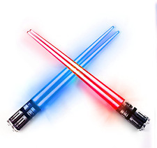 LightSaber Chopsticks Light Up Star Wars Led Glowing Saber Chop Sticks 2 Pairs picture