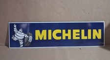 Michelin Porcelain Enamel Sign  30 x 8 Inches 1 Sided picture
