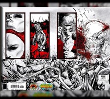 Chainkata #1 Monk Black White Foil Virgin Wraparound Ltd 500 Presale 11/18☆ picture