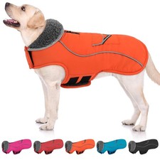 SUNFURA Small Dog Coat Winter Jacket 1308-SF-TC2080-Orange-XS Fleece Lined picture