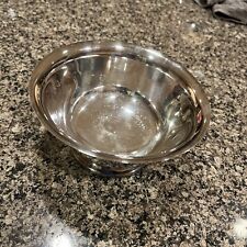 Vintage EPCA Bristol Silverplate by Poole Footed Serving Bowl # 67 picture