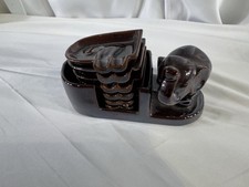 Vintage Hadson Occupied Japan Lucky Elephant 6 Soy Sauce Set 1945-1952 Excellent picture