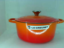 Le Creuset Cast Iron Color Orange Size 5.5 Quart picture