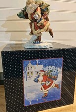 Skating Santa ~. Classic Santa Figurine ~ 1st Edition Lang & Wise 1999  picture