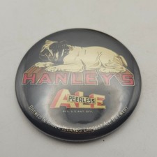 Hanley's Peerless Ale Bulldog Beer Advertising Magnet Rhode Island Breweriana picture