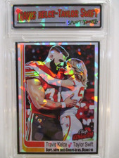 2025 Travis Kelce  & Taylor Swift Kansas City Chiefs   Refractor NFL rc picture
