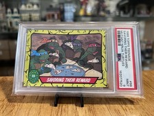 1989 Topps Teenage Mutant Ninja Turtles #88 Savoring Their Reward PSA 9 TMNT 🍕 picture