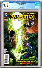 DC Comics JUSTICE LEAGUE #31 Key 1st JESSICA CRUZ App GREEN LANTERN NM+ CGC 9.6 picture
