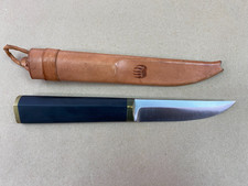 Vintage 1960's PUUKKO KNIFE Tapio Wirkkala Hackman Finland With Sheath picture