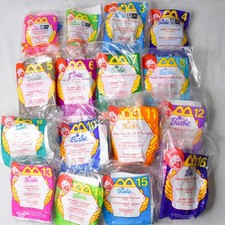 2000 McDonald's Barbie Happy Meal Toys Complete Set 16 SEALED Vintage Mattel NIP picture