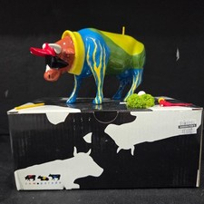 Cow Parade Forecowddie Cow Figurine, Westland Giftware, #9201, Box & Tag, Flaw picture