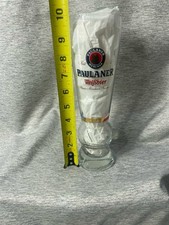 Paulaner Munchen WeiBbier Tall Europe 2012 Champion Lighted Beer Glass .5L 10” picture