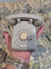 Vintage Miniature Plastic Gray Rotary Telephone Salesman Sample picture