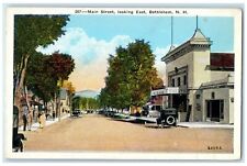 c1920 Main Street Looking East East Bethlehem New Hampshire NH Vintage Postcard picture