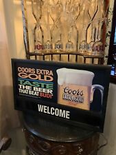 1985 Coors Extra Gold Lighted Beer Neo Neon Sign 25.5x15.5” picture