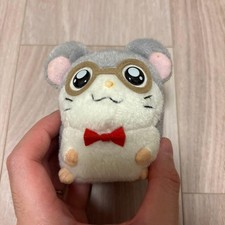 Hamtaro Megane Kun Plush Mascot Heisei Retro Used picture