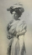 1908 Vintage Magazine Illustration Actress Edna Goodrich picture